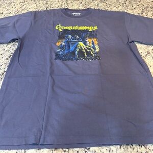Goosebumps Blue Graphic Tee